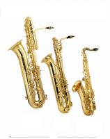saxofony (porovnn velikost): tenorov, barytonov, basov