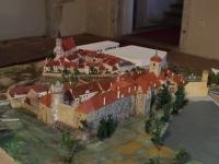 model strakonickho hradu (soust stle expozice muzea)
